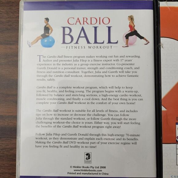 DVD Lot Cardio Ball Quick Fix B.L.T. Karen Voight Cathe Basic Step Workout - Picture 3 of 7